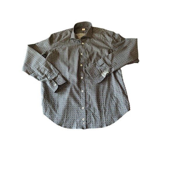 Eleventy Platinum Special Collection Men's Button-Up Shirt 100% Cotton Size 17/4 - Picture 1 of 7